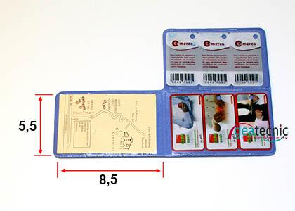 Funda targetes triple 